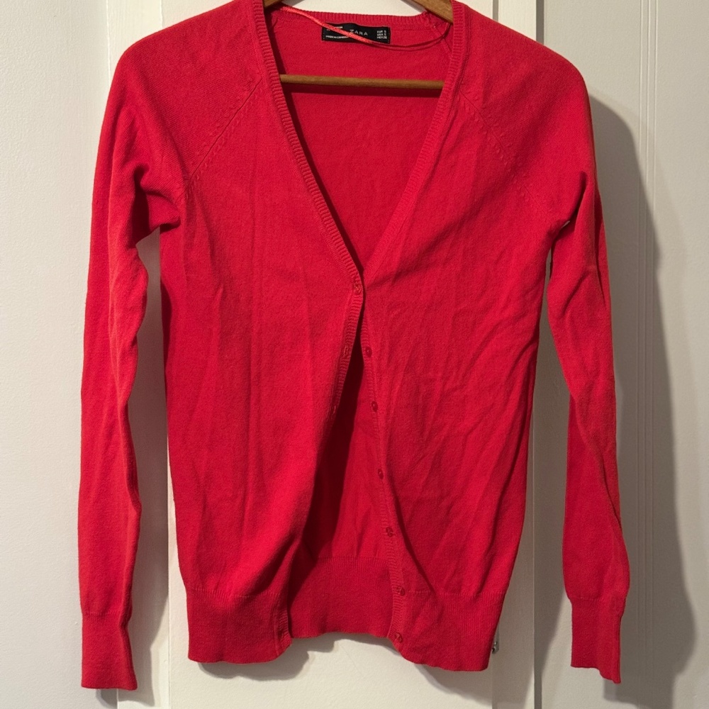 Zara Red Sweater - Picture 3 of 7